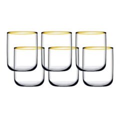 420112 Iconic Golden Touch 6'lı Bardak - 280 cc