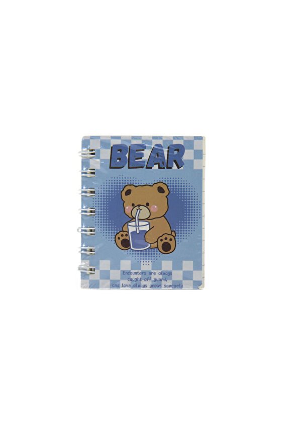 Lilamor Checkered Bear Spr. Not Defteri 8,5X10,5