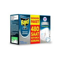 Raid Gece  Gündüz Sinekkovar Cihaz + 2 Yedek