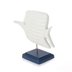 Deco Gitega Biblo - Beyaz - 16 cm