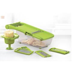 Fonksiyonel Şarjörlü 5 Aparatlı Rende - Yeşil