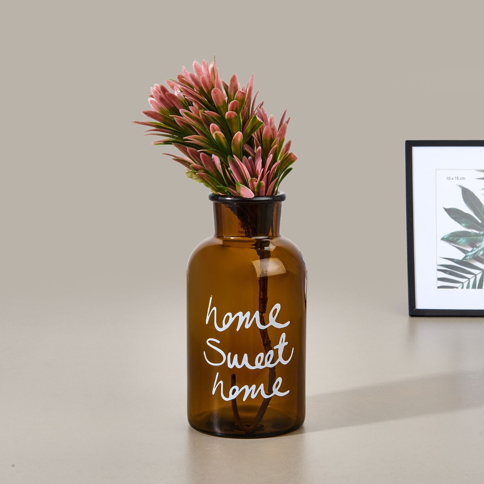 Deco Dune Amber Vazo - Kahverengi - 20x10 cm