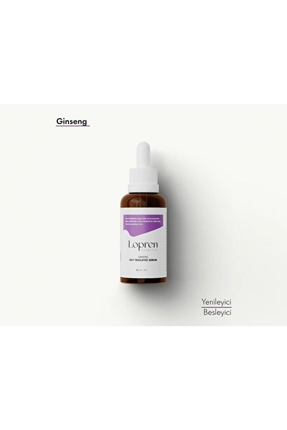 Lopren Ginseng Serum Cilt Yenileyici Ve Tazeleyici 30 ml