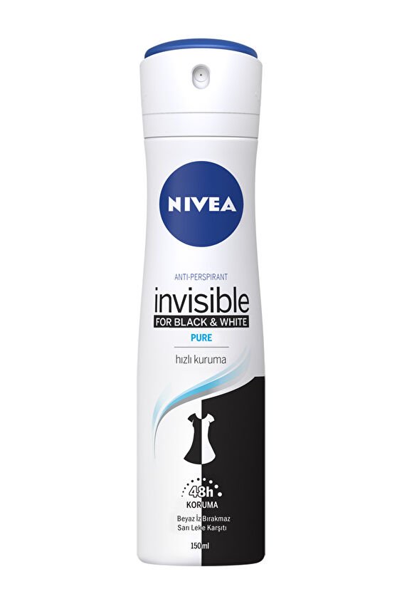 Nivea Deodorant Invisible BlackWhite Pure 150 ml