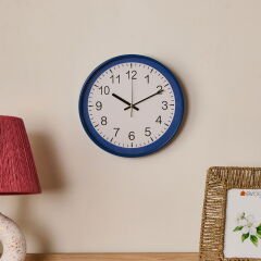 Deco Nautical Fun Duvar Saati - Mavi - 30 cm