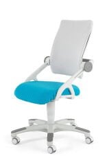 Creo Mobili Sirius Sandalye Mavi Beyaz Srsan-5