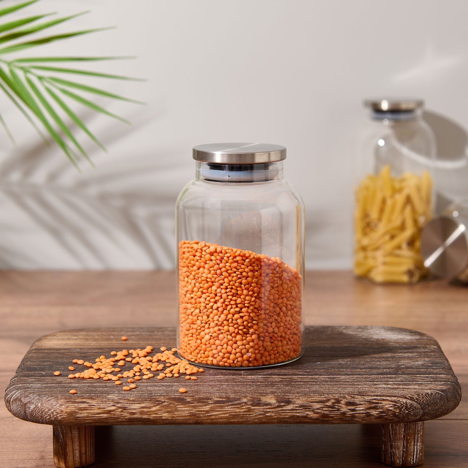 Home Borosilikat Cam Kavanoz - Şeffaf - 9x14 cm