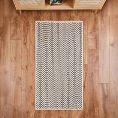 Soft Pirn Halı - Siyah - 80x150 cm