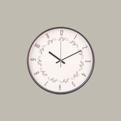 Deco Nemi Duvar Saati - Siyah - 30 cm