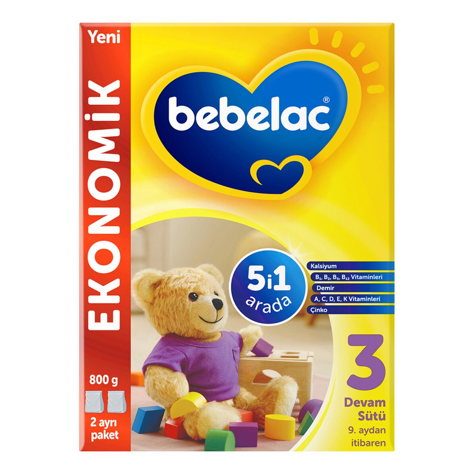 Bebelac Devam Sütü 3 800 G