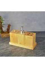 Tohana Bambu Banyo Seti 25x10x16 cm