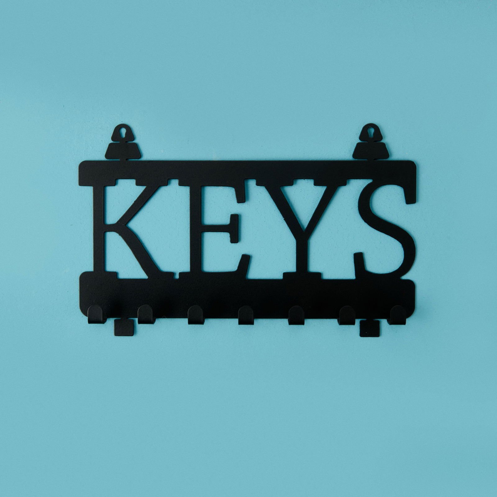 Deco Keys Anahtarlık - Siyah - 22x10 cm