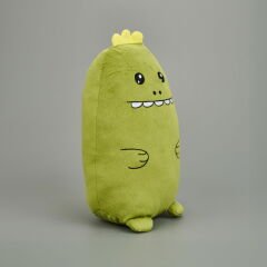 Soft Dinozor Figürlü Yastık - Yeşil - 30x33 cm