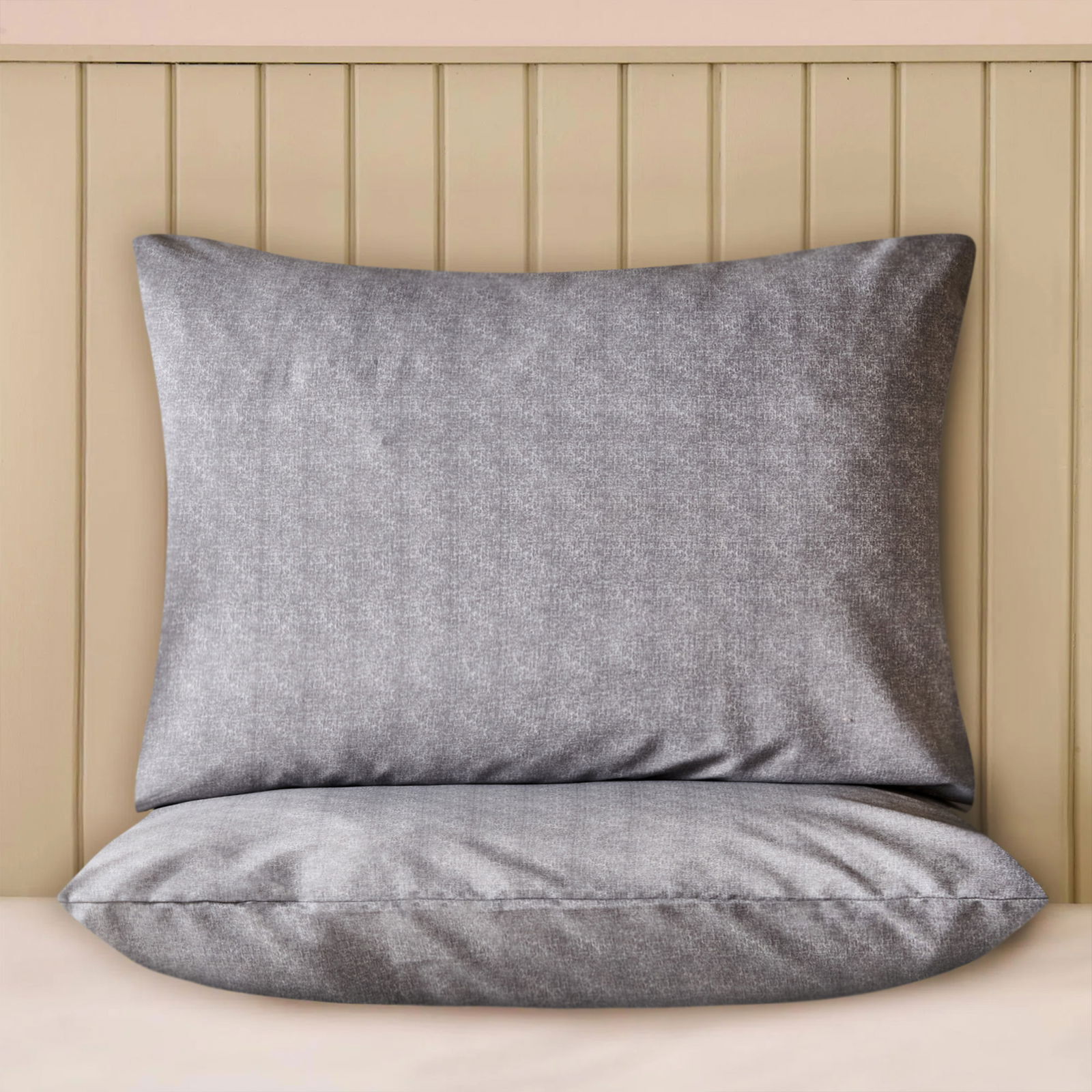 Soft Tanura Kolay Ütülenir 2'li Yastık Kılıfı - Antrasit - 50x70 cm