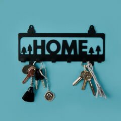 Deco Home Anahtarlık - Siyah - 25x8 cm