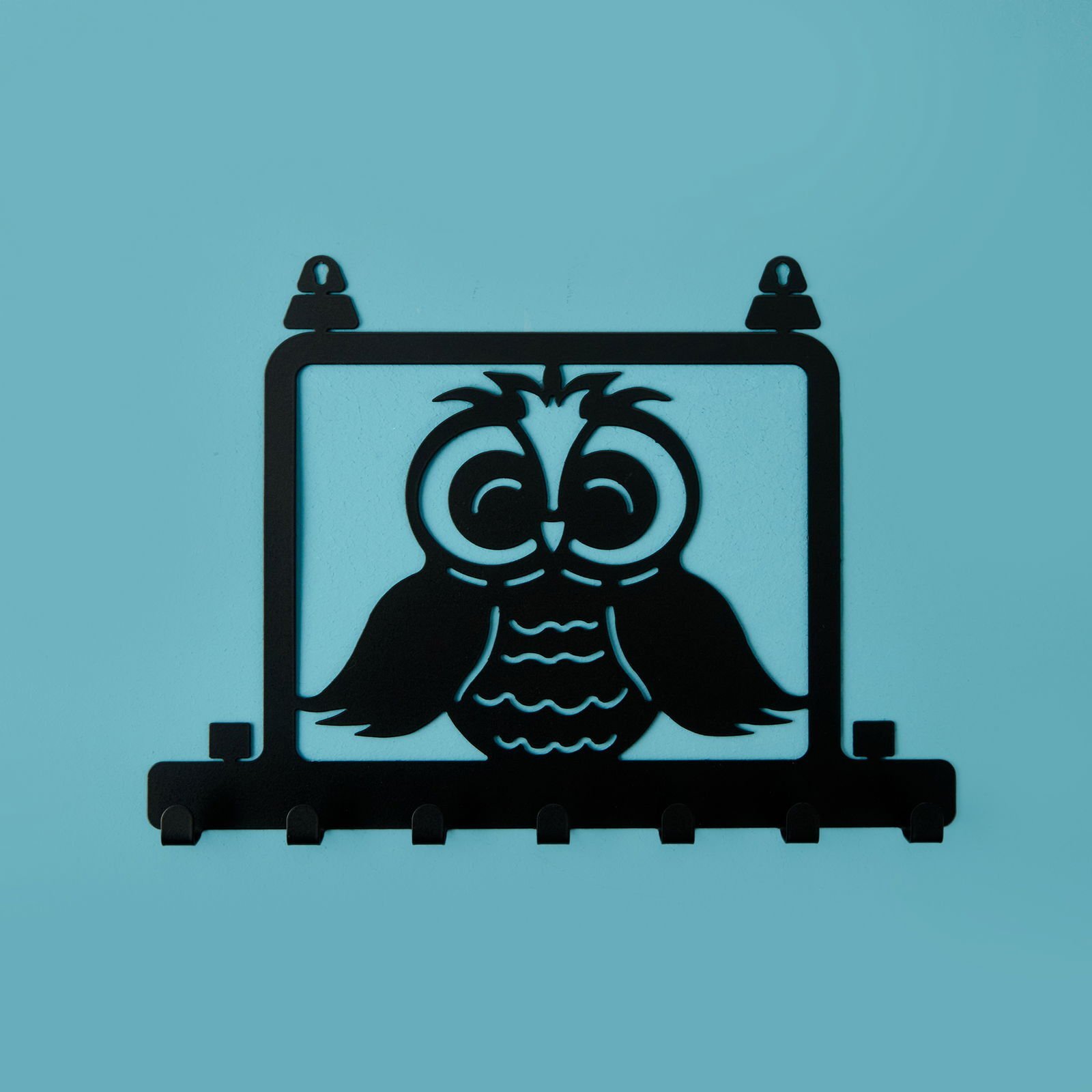 Deco Baykuş Anahtarlık - Siyah - 24x15 cm