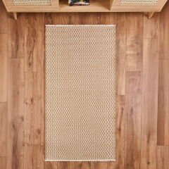 Soft Vime Halı - Bej - 80x150 cm