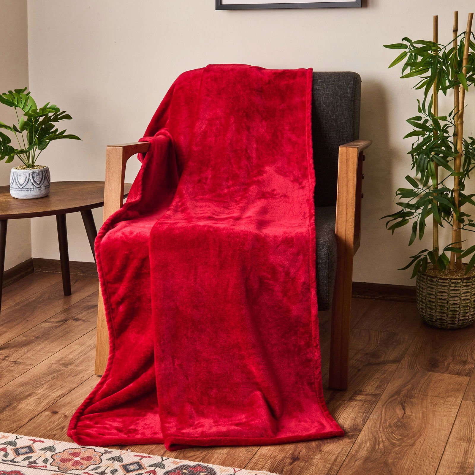 Soft Wellsoft TV Battaniyesi - Kırmızı - 120x160 cm