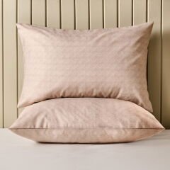 Soft Tanura Kolay Ütülenir 2'li Yastık Kılıfı - Bej - 50x70 cm