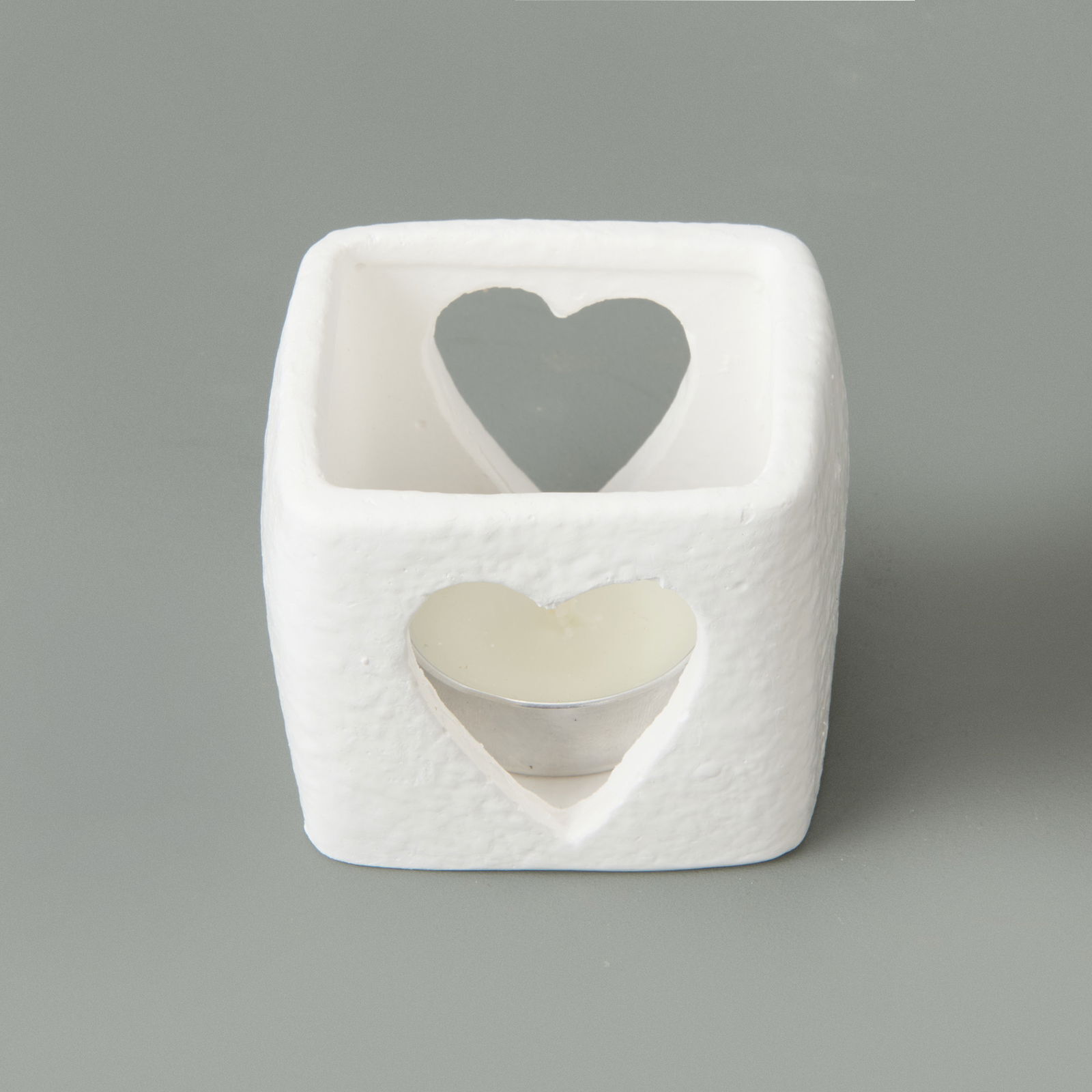 Deco Star Mumluk - Beyaz - 6x6 cm