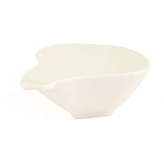 Armut Şekilli Küçük Çerezlik - Beyaz - 8,5 cm