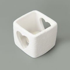 Deco Star Mumluk - Beyaz - 6x6 cm