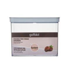 System Dikdörtgen Saklama Kabı - 2 lt