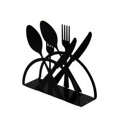 Concept Kitchen Metal Peçetelik - Siyah