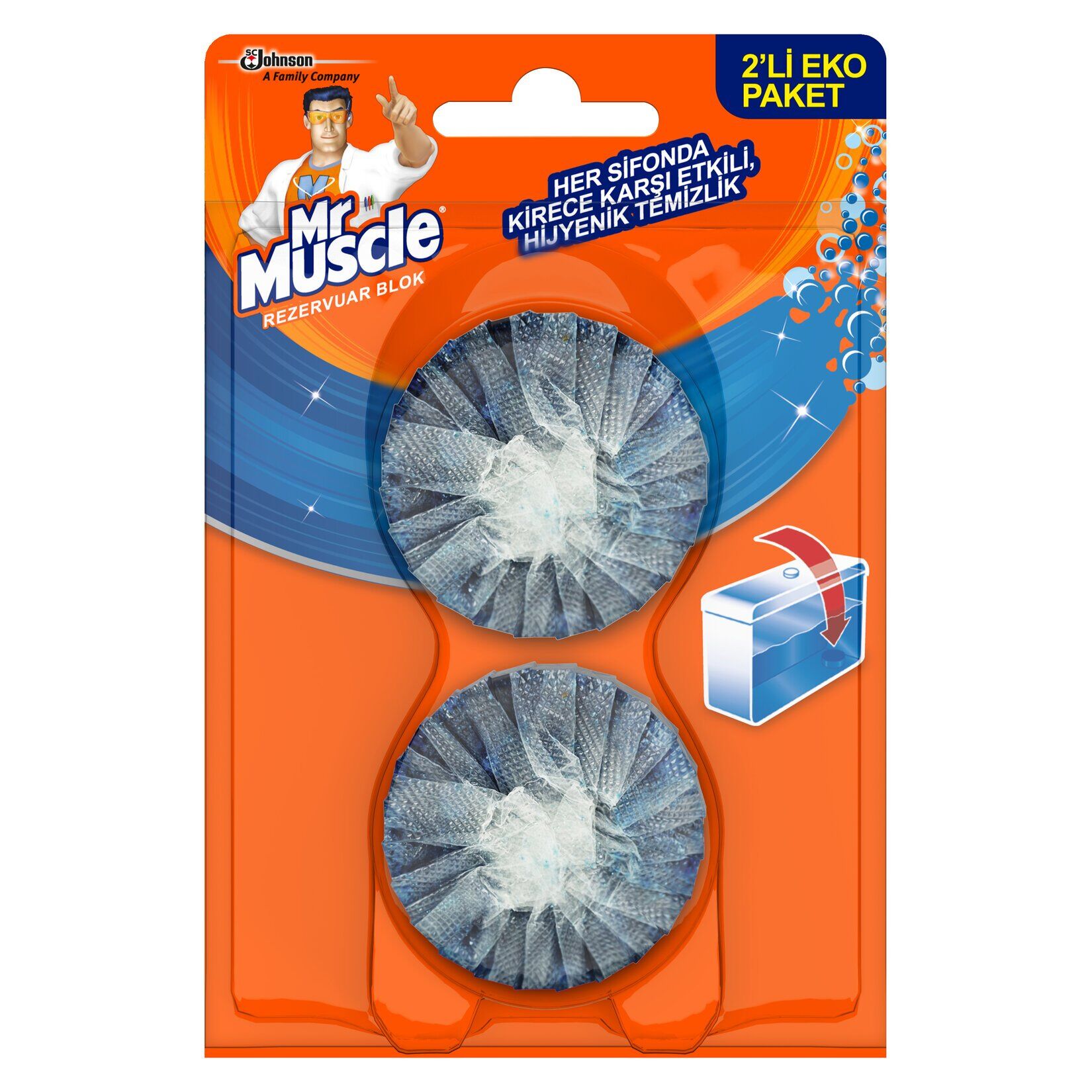MR.MUSCLE REZERVUAR BLOK 2Lİ