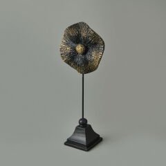 Deco Begonvil Dekor - Siyah / Gold - 32 cm
