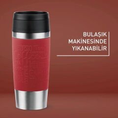 Travel Mug Termos - Kırmızı - 360 ml