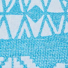 Soft Balık Desenli Peştemal - Mavi - 90x160 cm