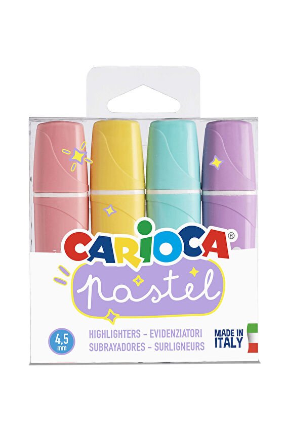 Carioca Pastel İşaretleme Kalemi 4lü