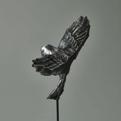 Deco Uccello Dekor - Siyah / Gümüş - 32 cm
