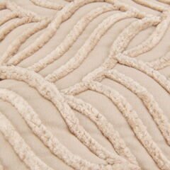 Store Elenore Çift Kişilik 7 Parça Yatak Örtüsü Seti - Bej