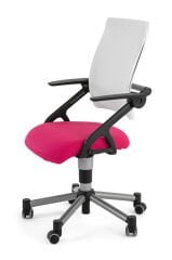 Creo Mobili Vega Plus Sandalye Fuşya / Beyaz