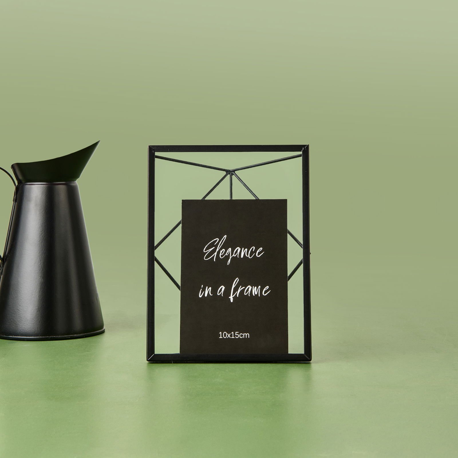 Elegance Çerçeve - Siyah - 10x15 cm