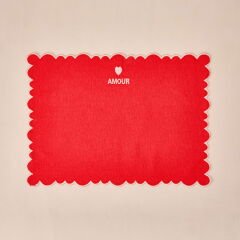 Soft Amore Amerikan Servis - Kırmızı - 30x50 cm