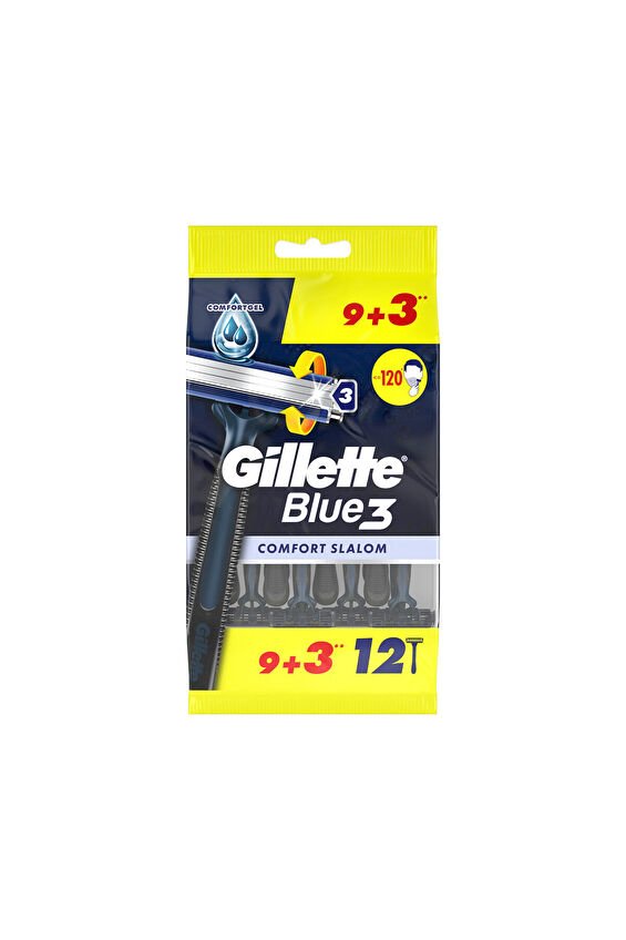 Gillette Blue 3 Slalom Tıraş Bıçağı 9+3