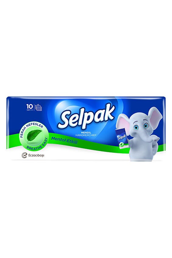 Selpak Mendil 10'lu Mentollü