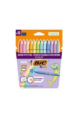 Bıc Kıd Couleur Kecelı Kalem Pastel Renkler 12 Renk