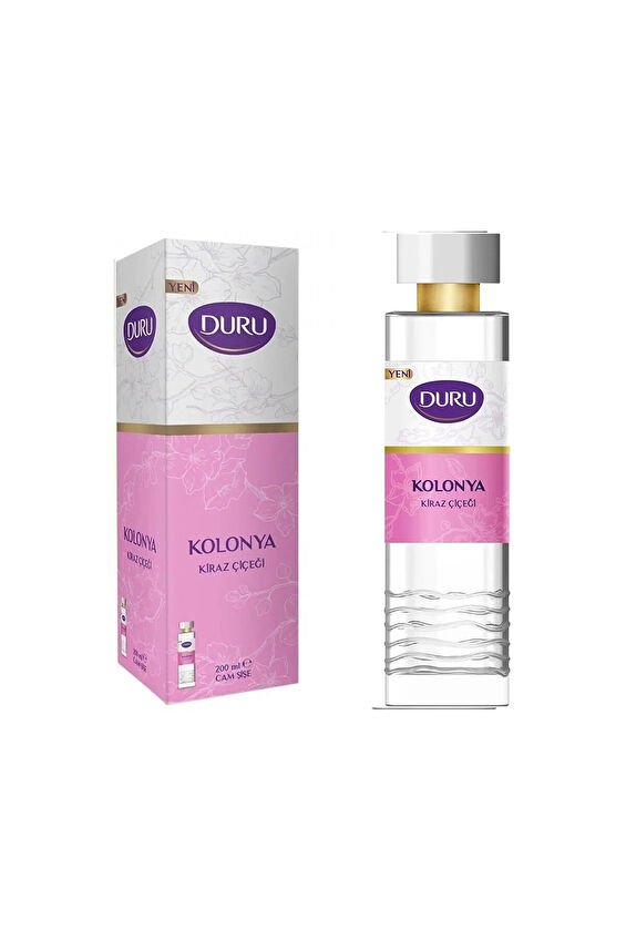 Duru Cam Şişe Kiraz Çiçeği Kolontası 200 ml