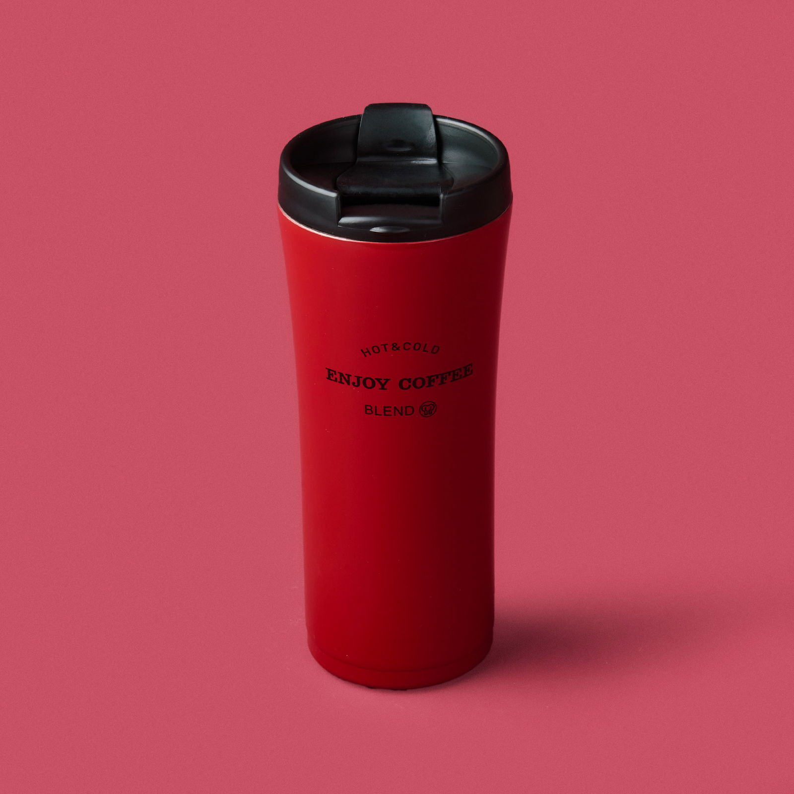 A638-01 Freedom Colours Termos - Kırmızı / Siyah - 550 ml