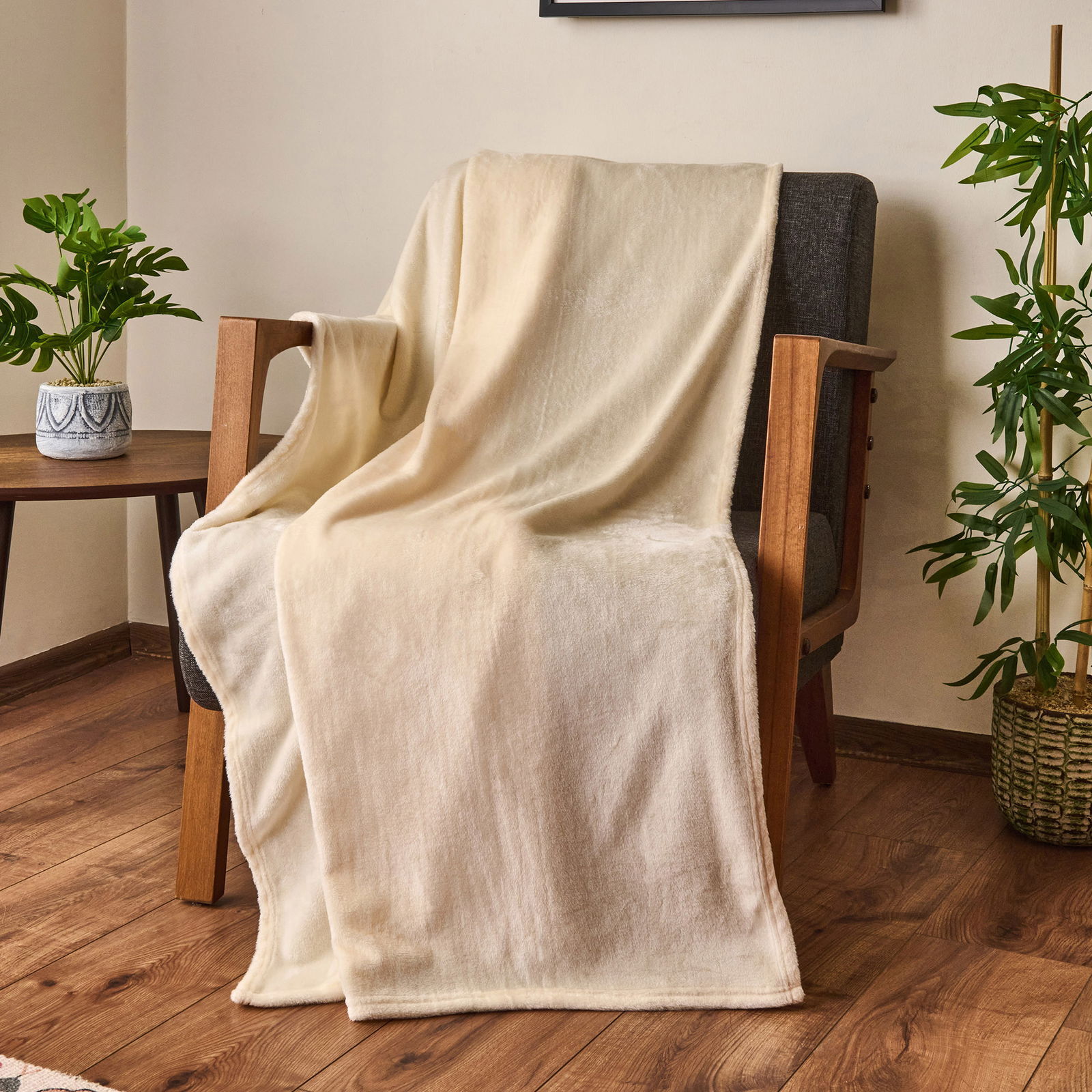 Soft Wellsoft TV Battaniyesi - Krem - 120x160 cm