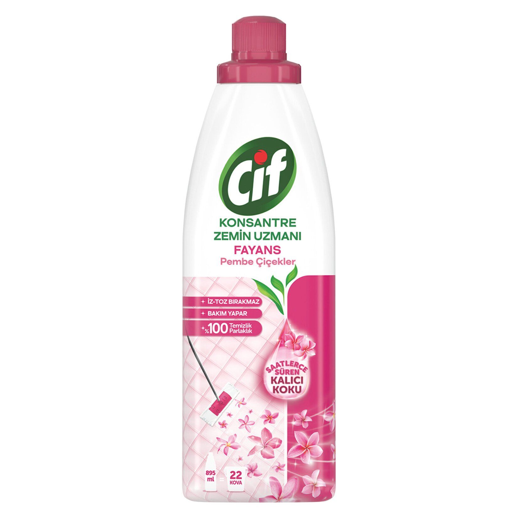 Cif Konsantre Zemin Uzmanı Fayans Pembe Çiçek 895 Ml
