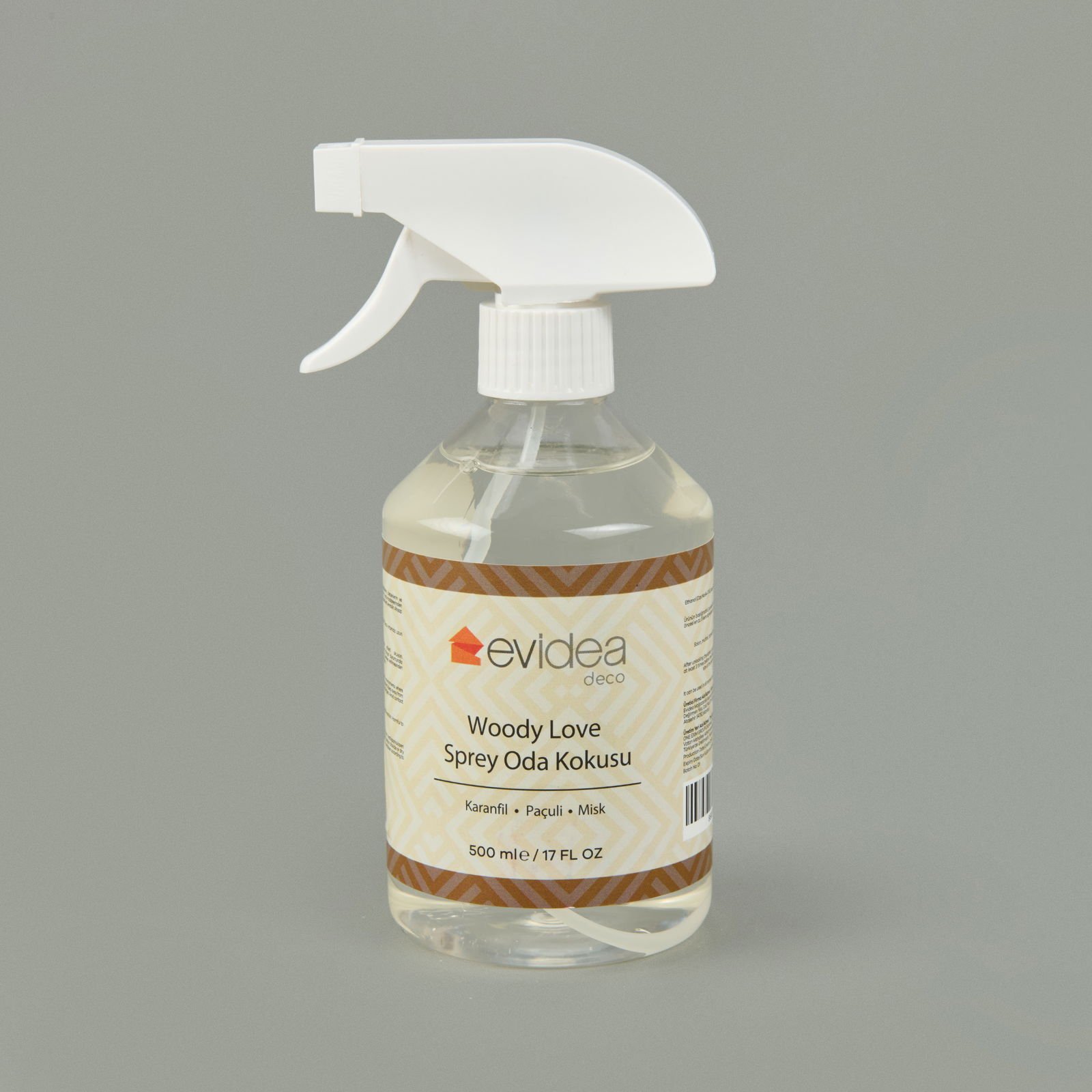 Deco Woody Love Sprey Oda Kokusu - Şeffaf - 500 ml