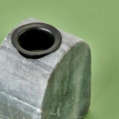 Mermer Mumluk - Gri - 8 cm