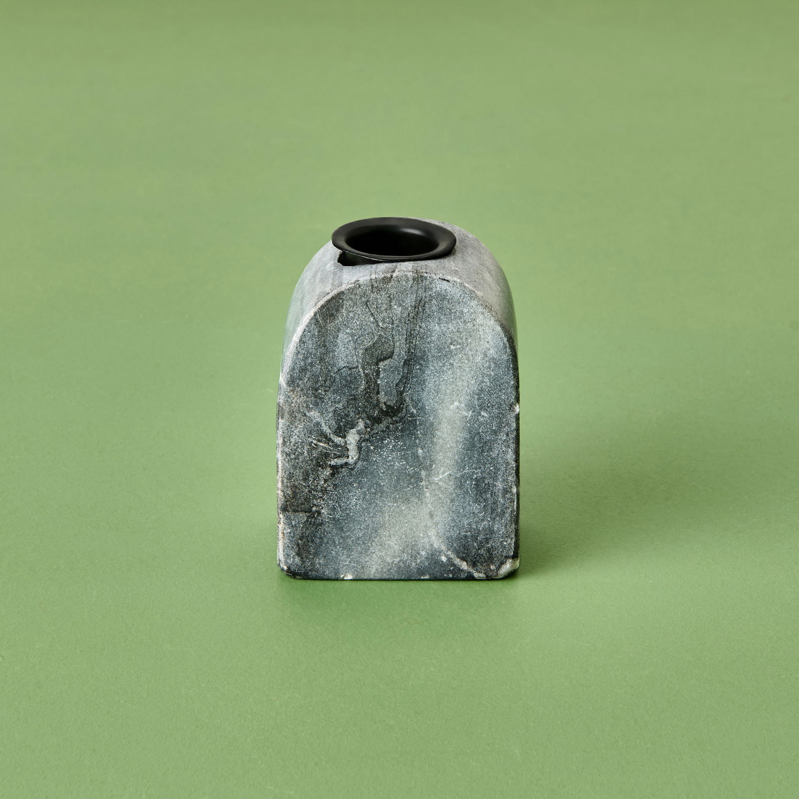 Mermer Mumluk - Gri - 8 cm