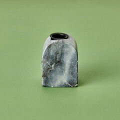 Mermer Mumluk - Gri - 8 cm