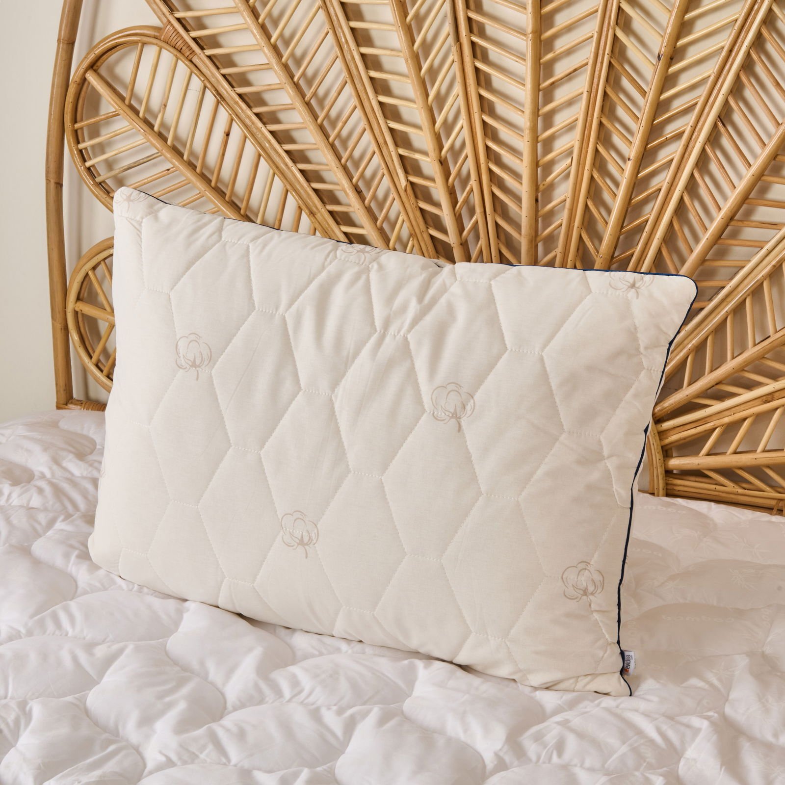 Soft Pamuk Yastık - Beyaz - 50x70 cm